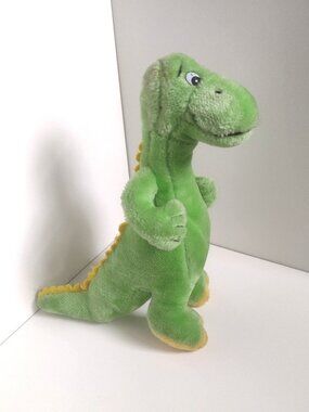 Vintage 1989 Dinosaur Plush, Dynamosaurus - Mail Away 10.5" Stuffed Animal